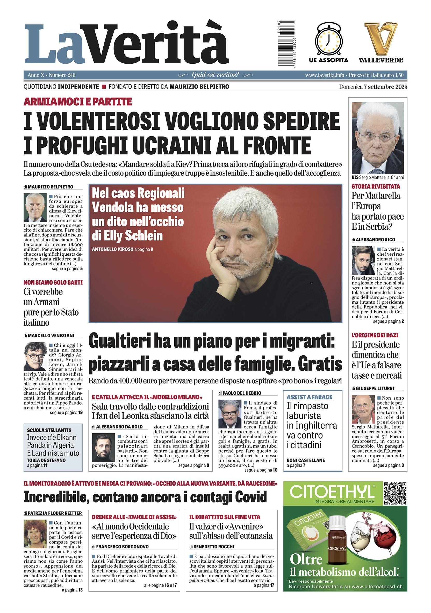 Oggi in edicola