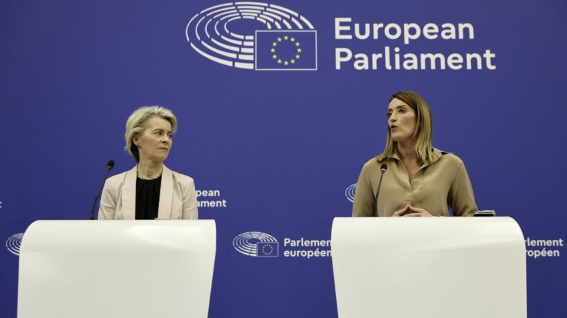 Scintille fra Von der Leyen e Metsola sulla corsa al riarmo dell’Europa