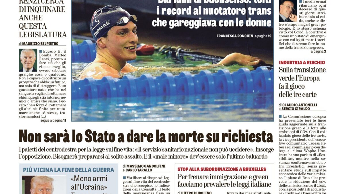 Oggi in edicola