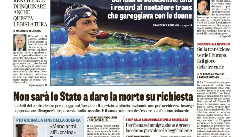 Oggi in edicola