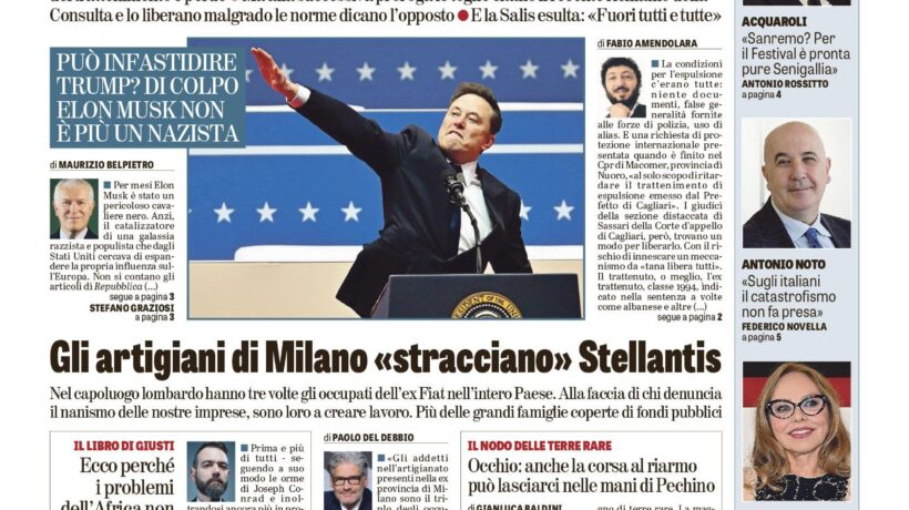 Oggi in edicola