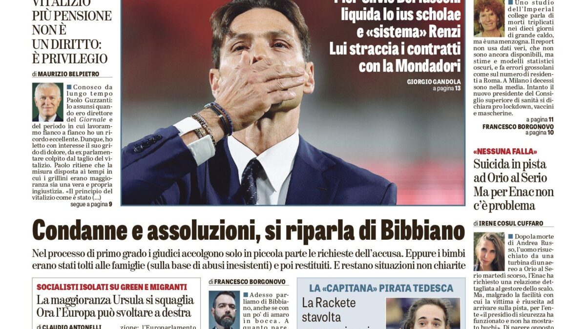 Oggi in edicola