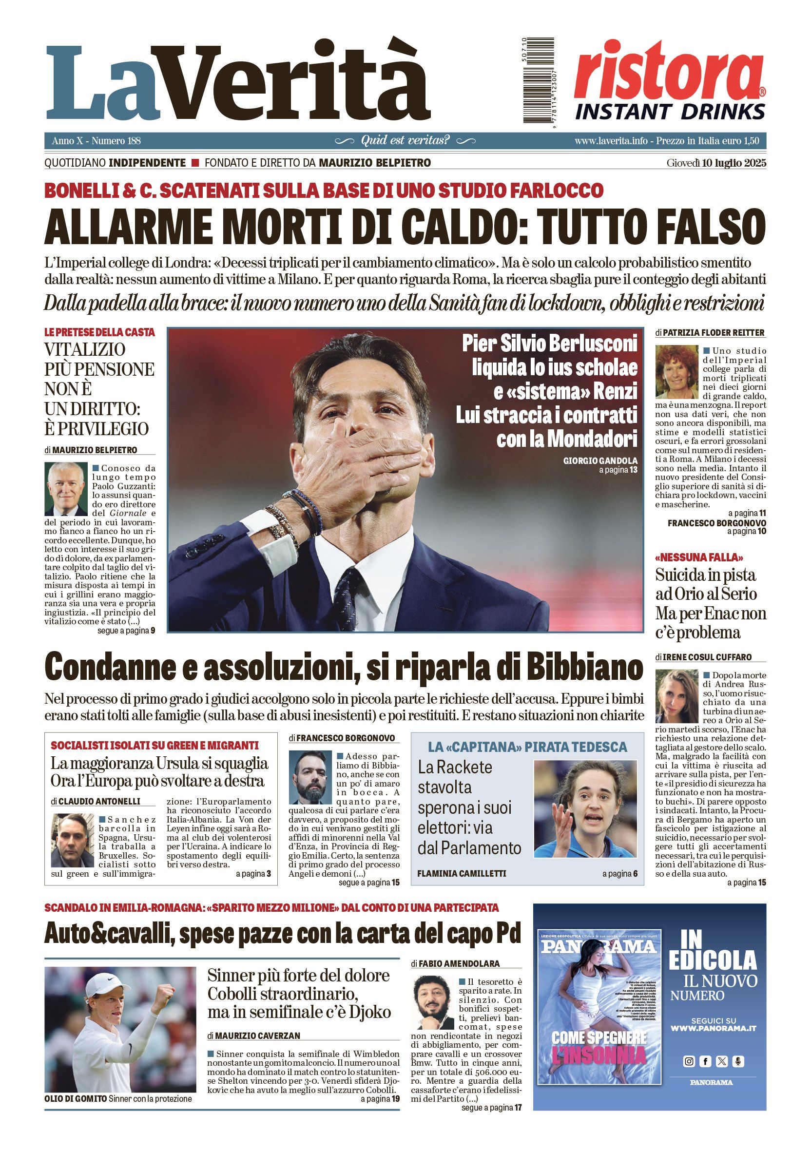 Oggi in edicola