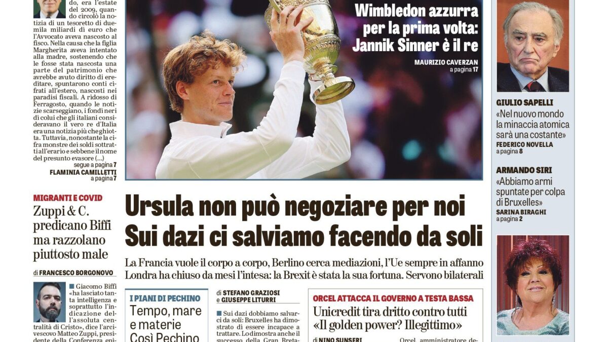 Oggi in edicola