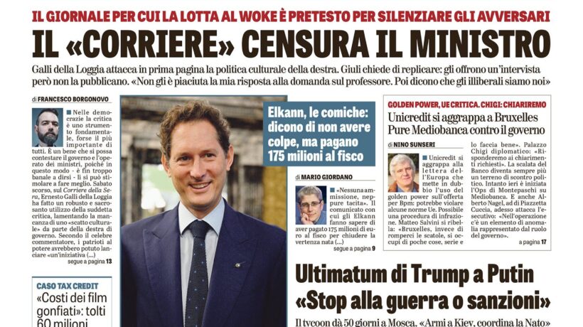 Oggi in edicola