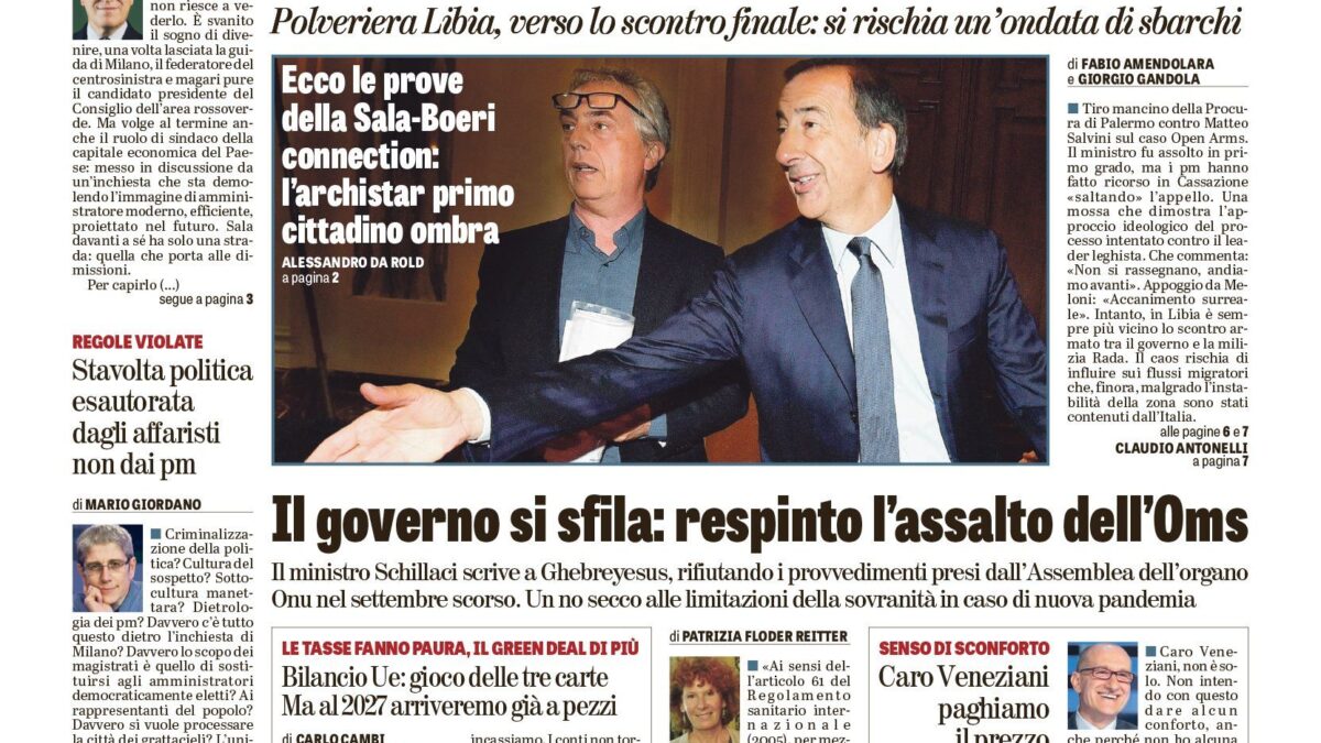 Oggi in edicola