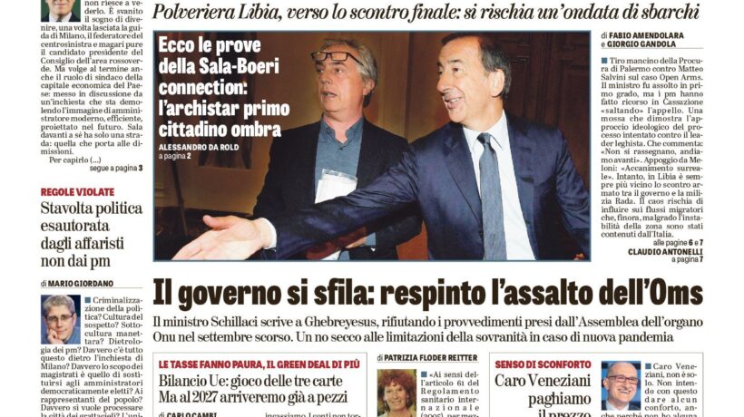 Oggi in edicola