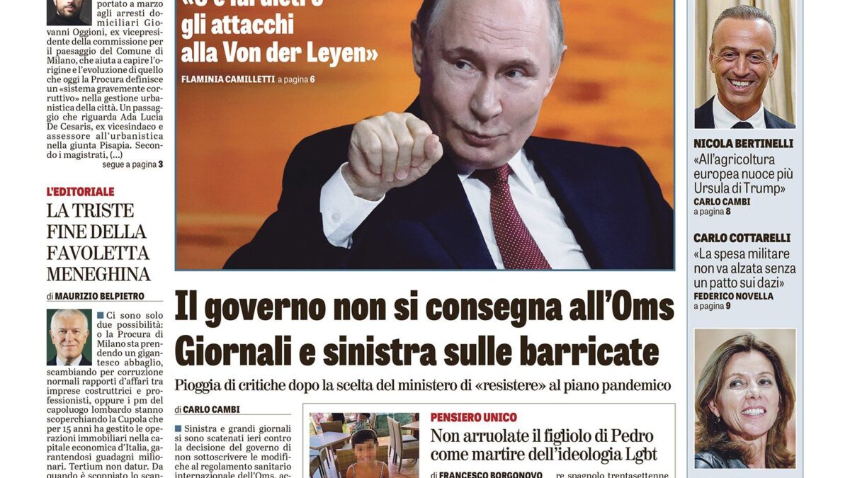 Oggi in edicola