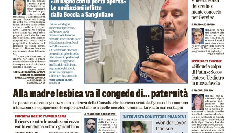 Oggi in edicola