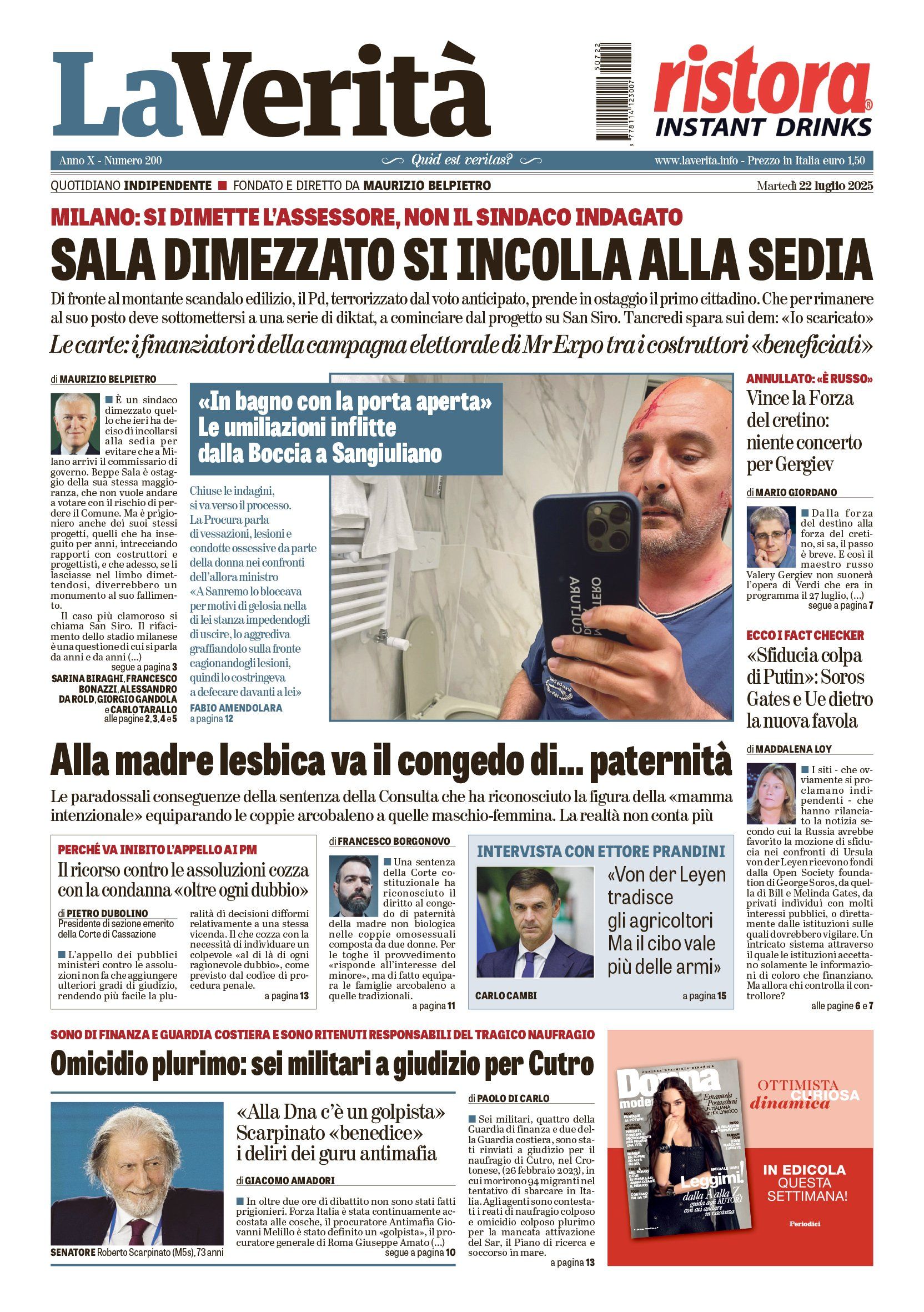 Oggi in edicola