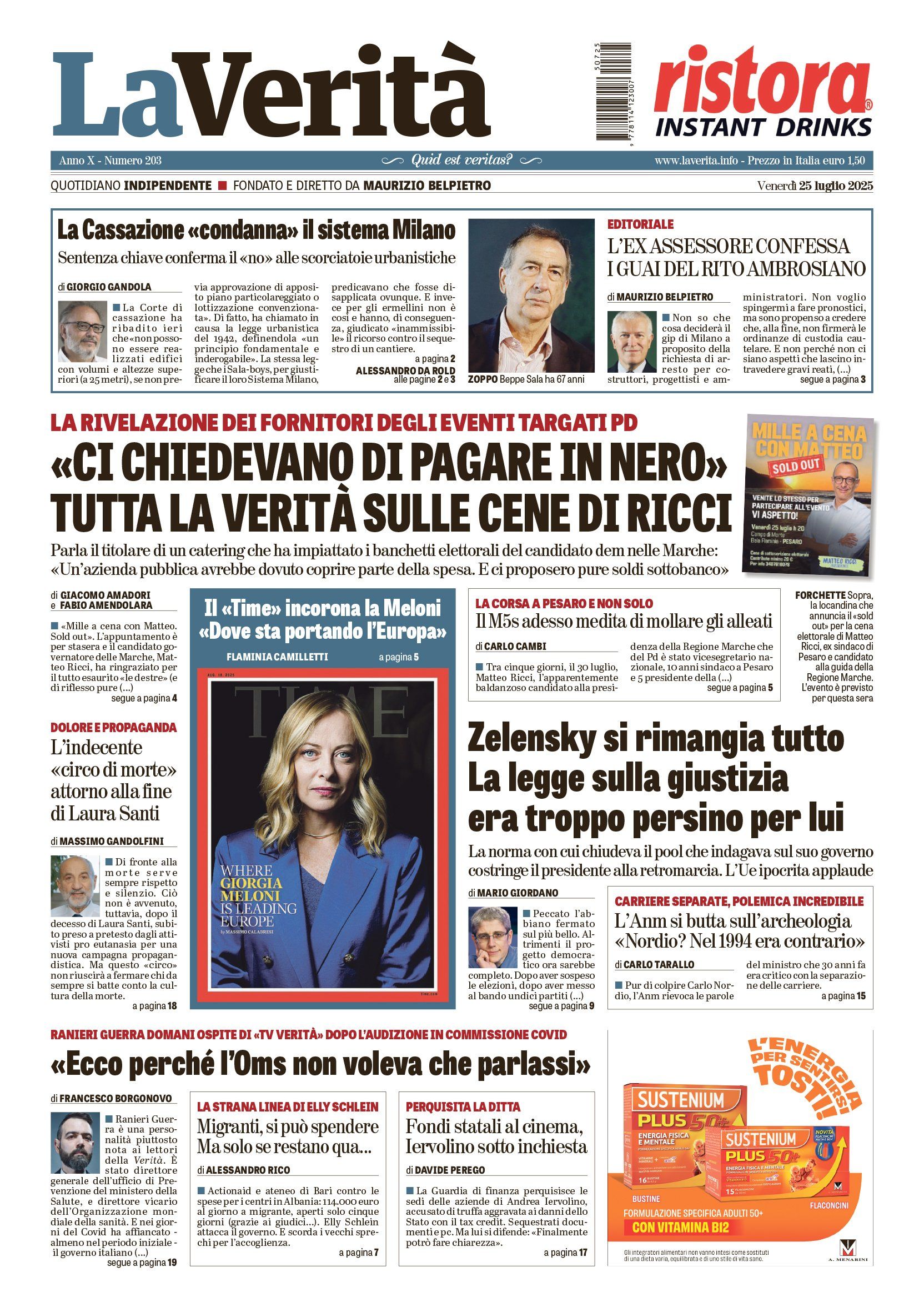 Oggi in edicola