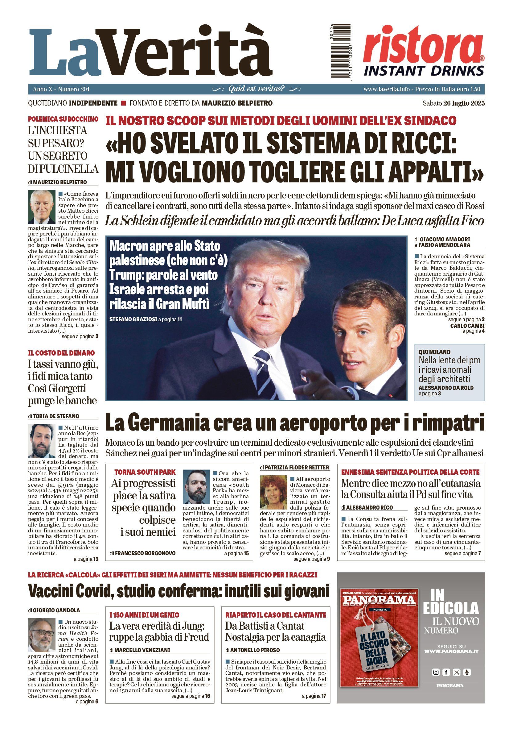 Oggi in edicola