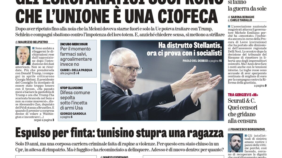 Oggi in edicola