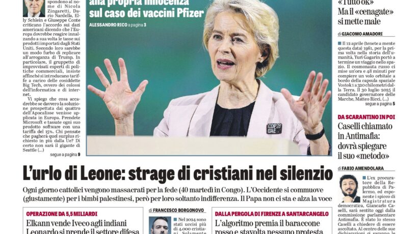 Oggi in edicola