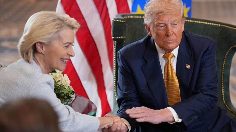 Trump impone dazi del 15% all’Europa. L’Ue farà 600 miliardi di investimenti in Usa