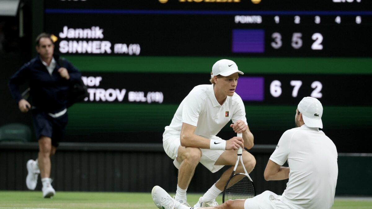 Wimbledon, Sinner passa per infortunio altrui. Cobolli supera Cilic, Sonego va ko