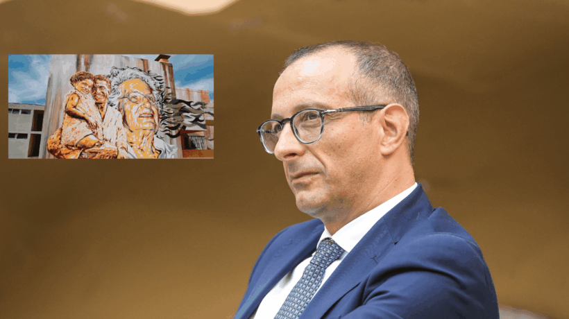 L’artista del murale: «Dovevo lavorare di nuovo per Ricci, ma non ero del posto»