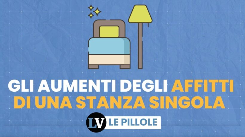 Gli aumenti degli affitti di una stanza singola