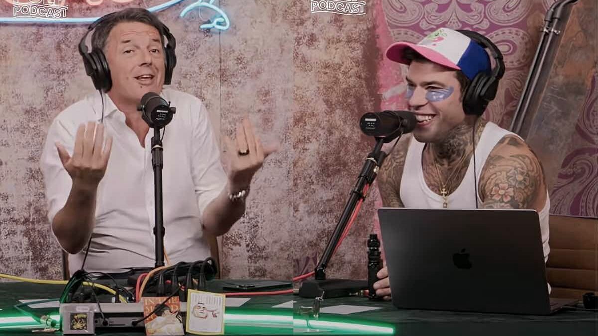 Pur di apparire, Renzi va perfino da Fedez