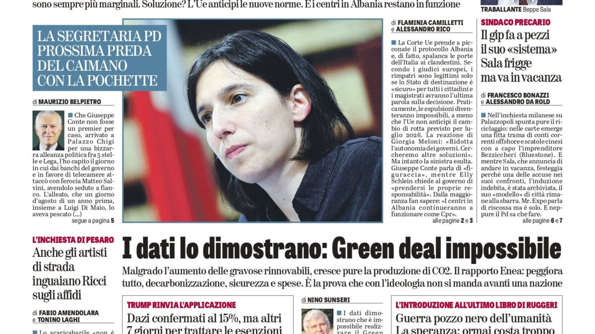 Oggi in edicola