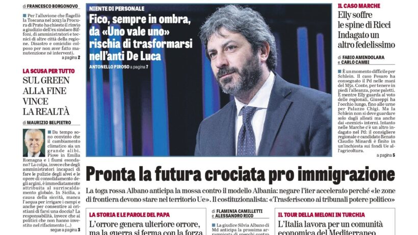Oggi in edicola
