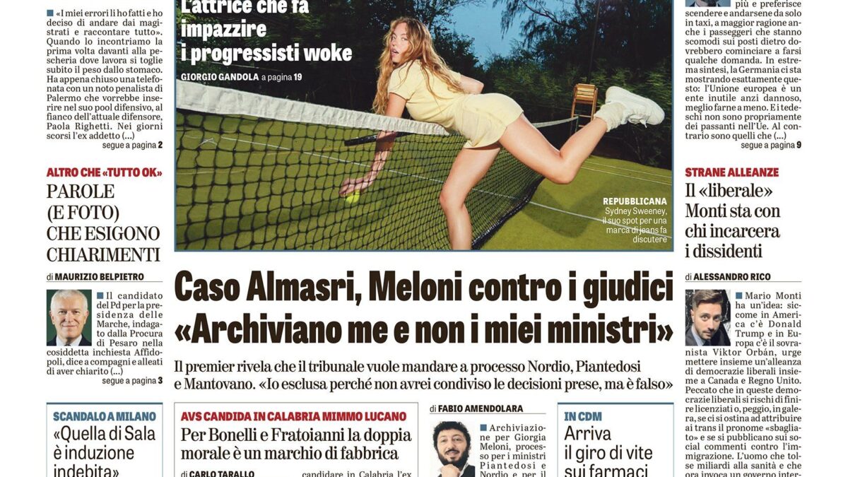 Oggi in edicola