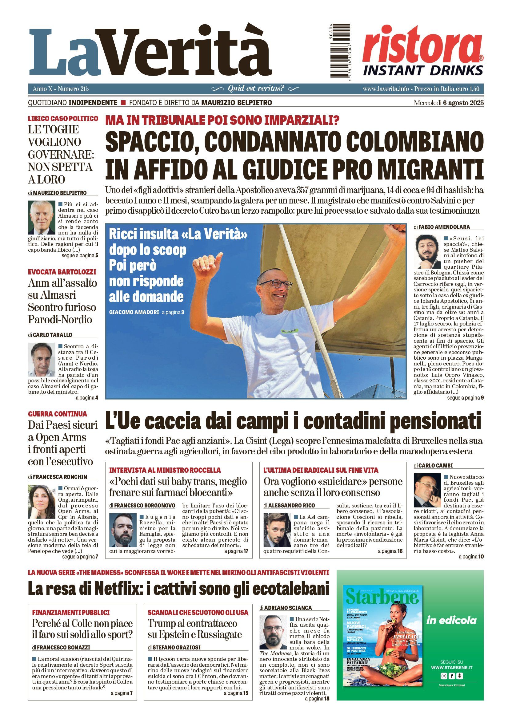 Oggi in edicola