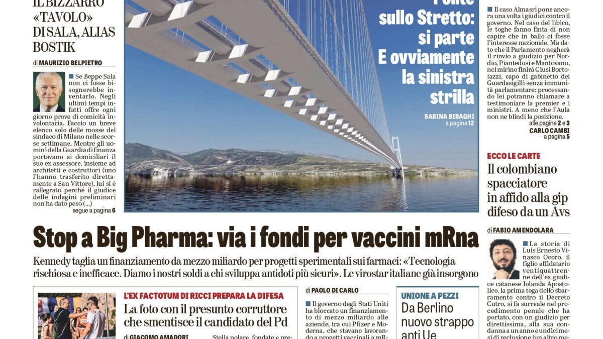 Oggi in edicola