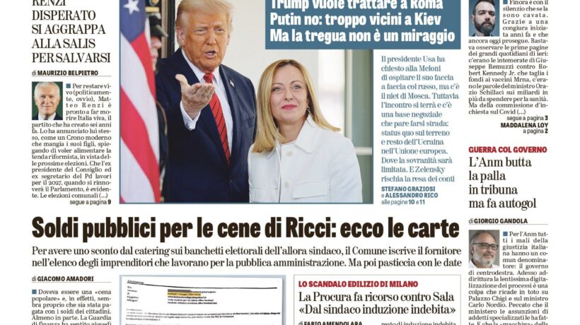 Oggi in edicola