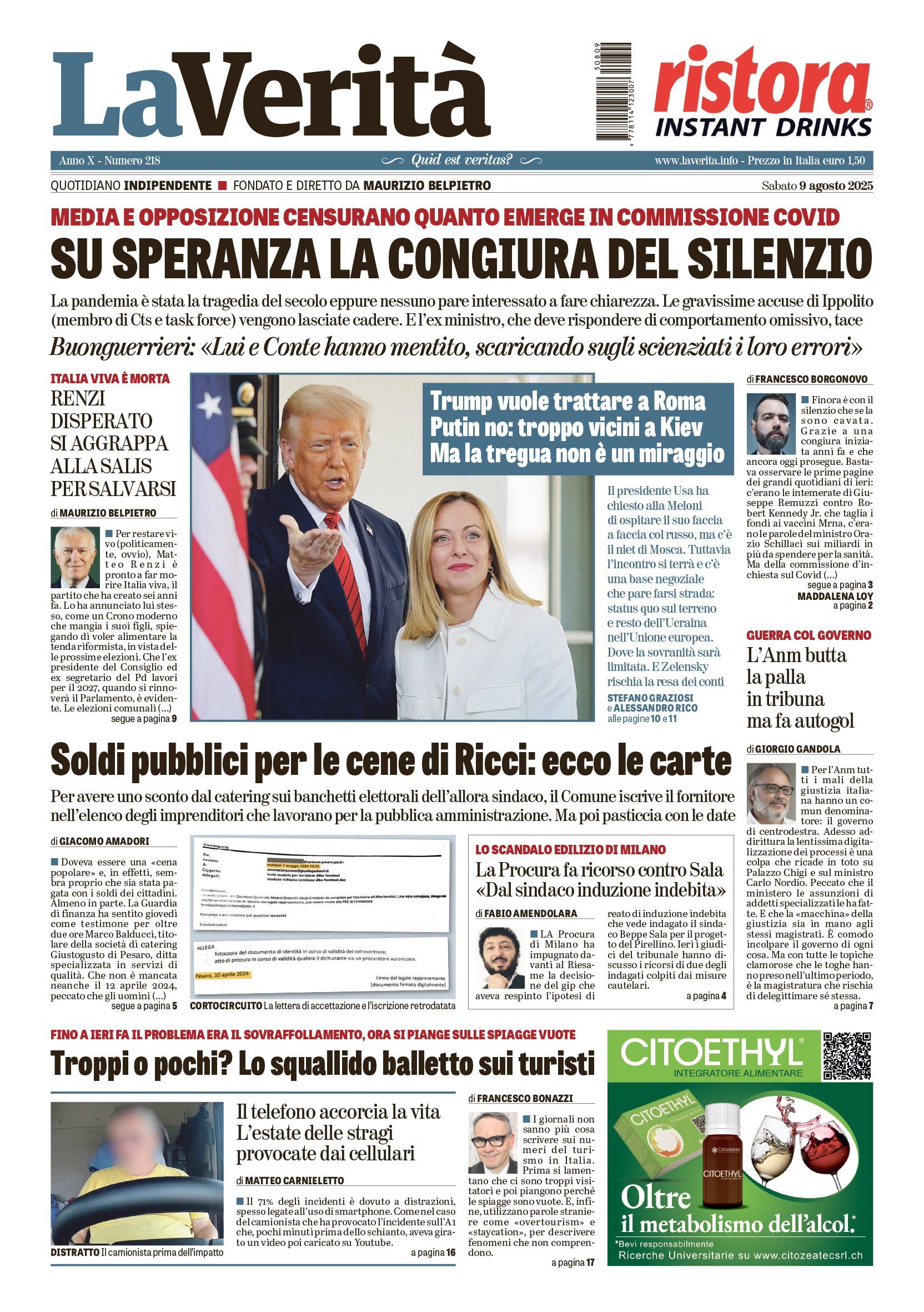 Oggi in edicola