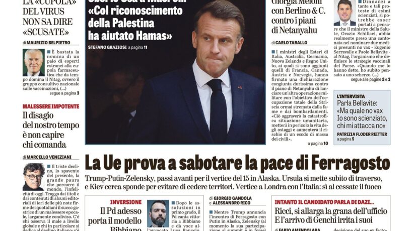 Oggi in edicola