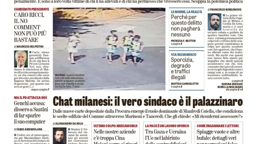 Oggi in edicola