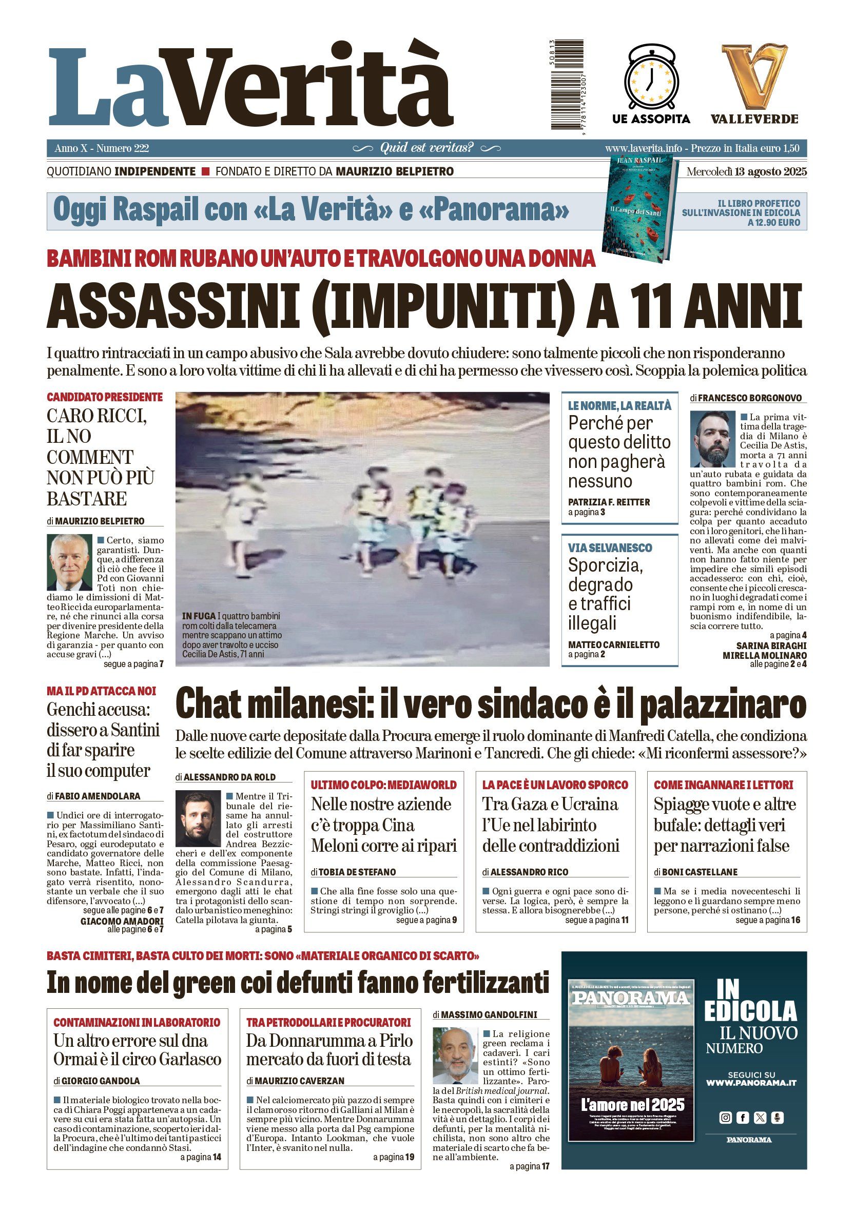 Oggi in edicola