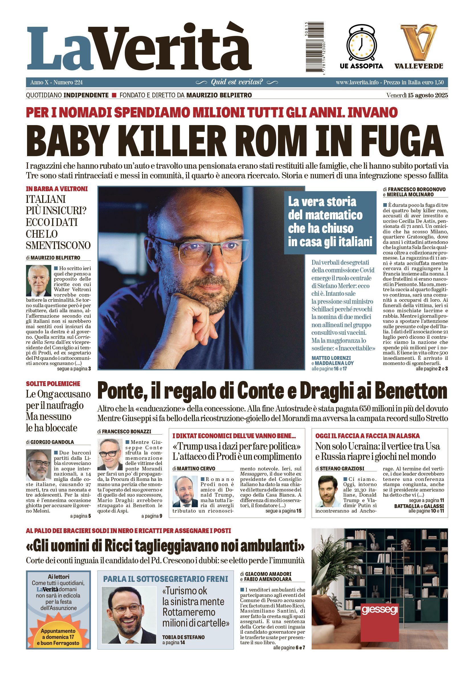 Oggi in edicola