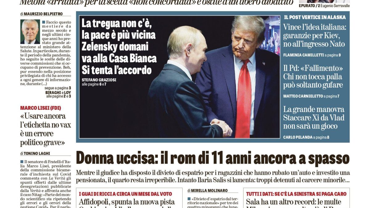Oggi in edicola