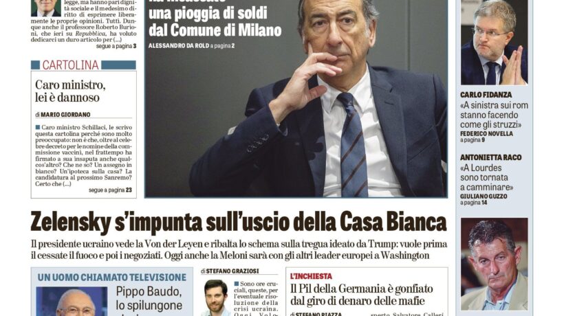 Oggi in edicola