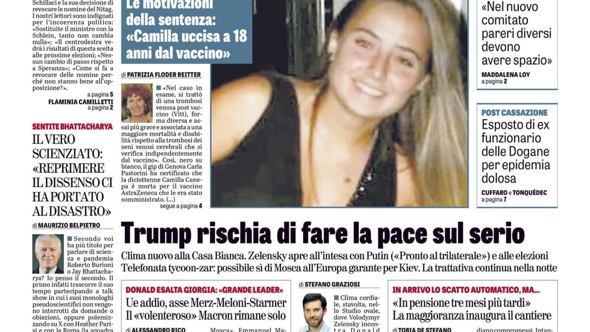 Oggi in edicola