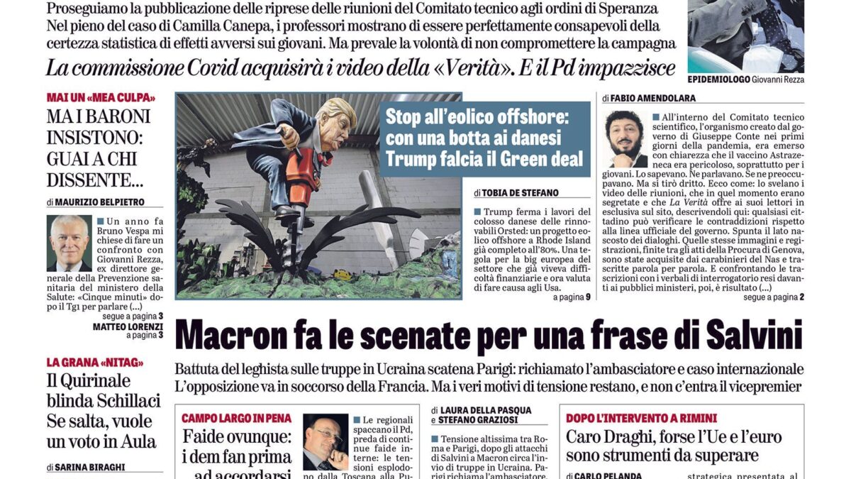 Oggi in edicola