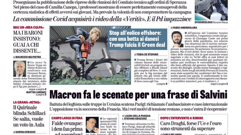 Oggi in edicola