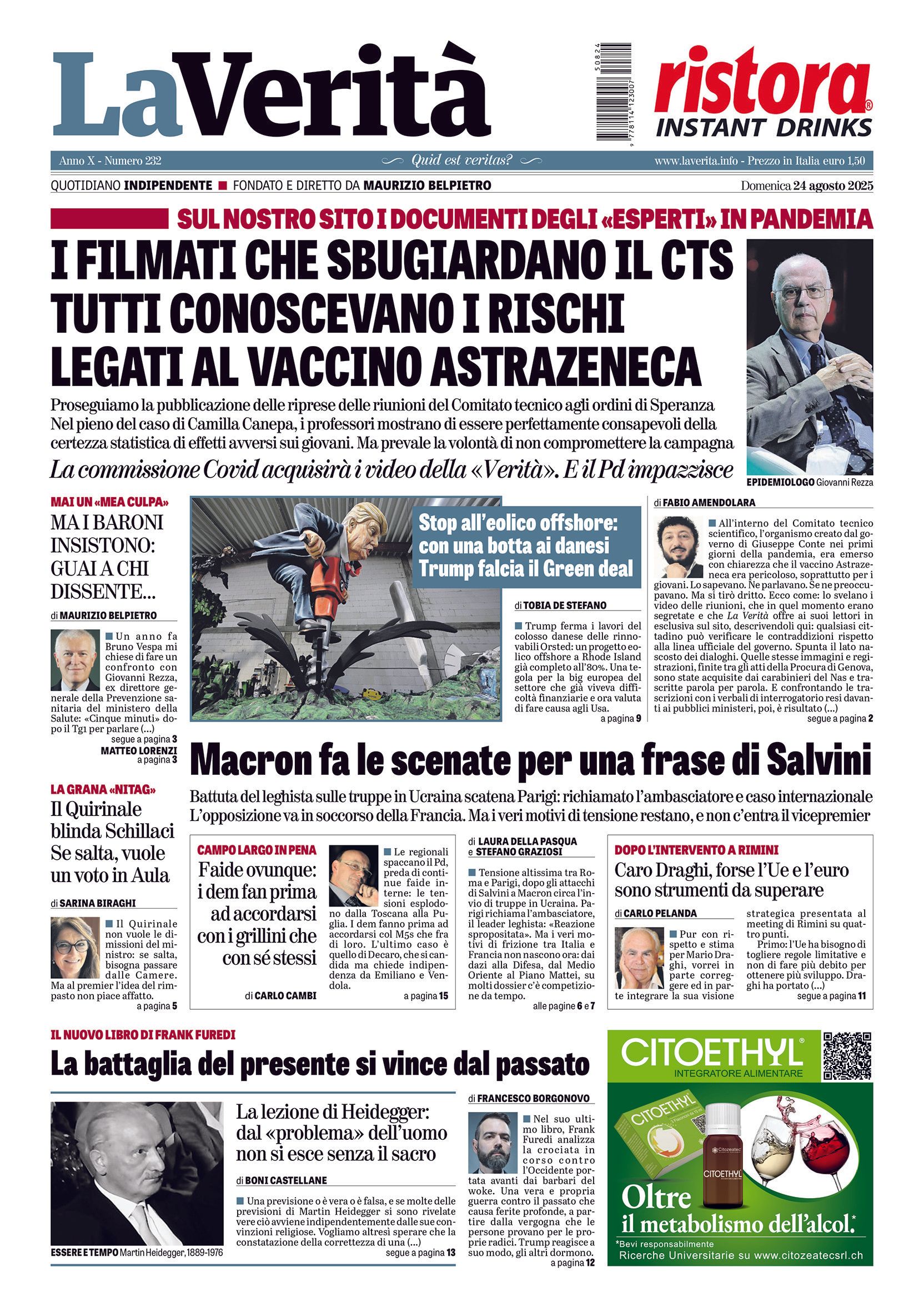 Oggi in edicola