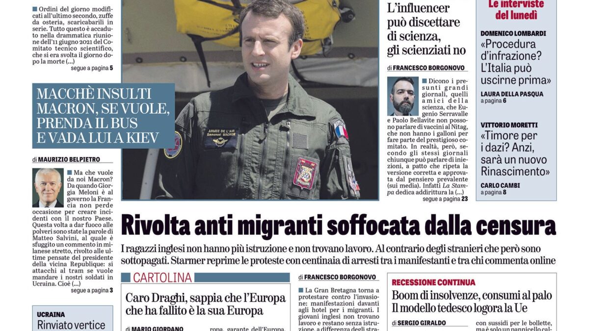 Oggi in edicola
