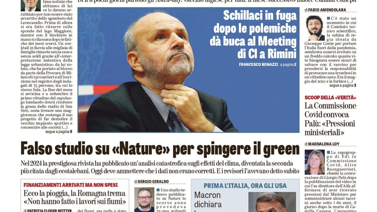 Oggi in edicola