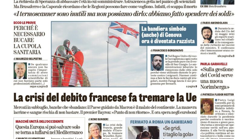 Oggi in edicola
