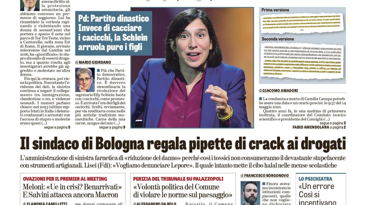 Oggi in edicola