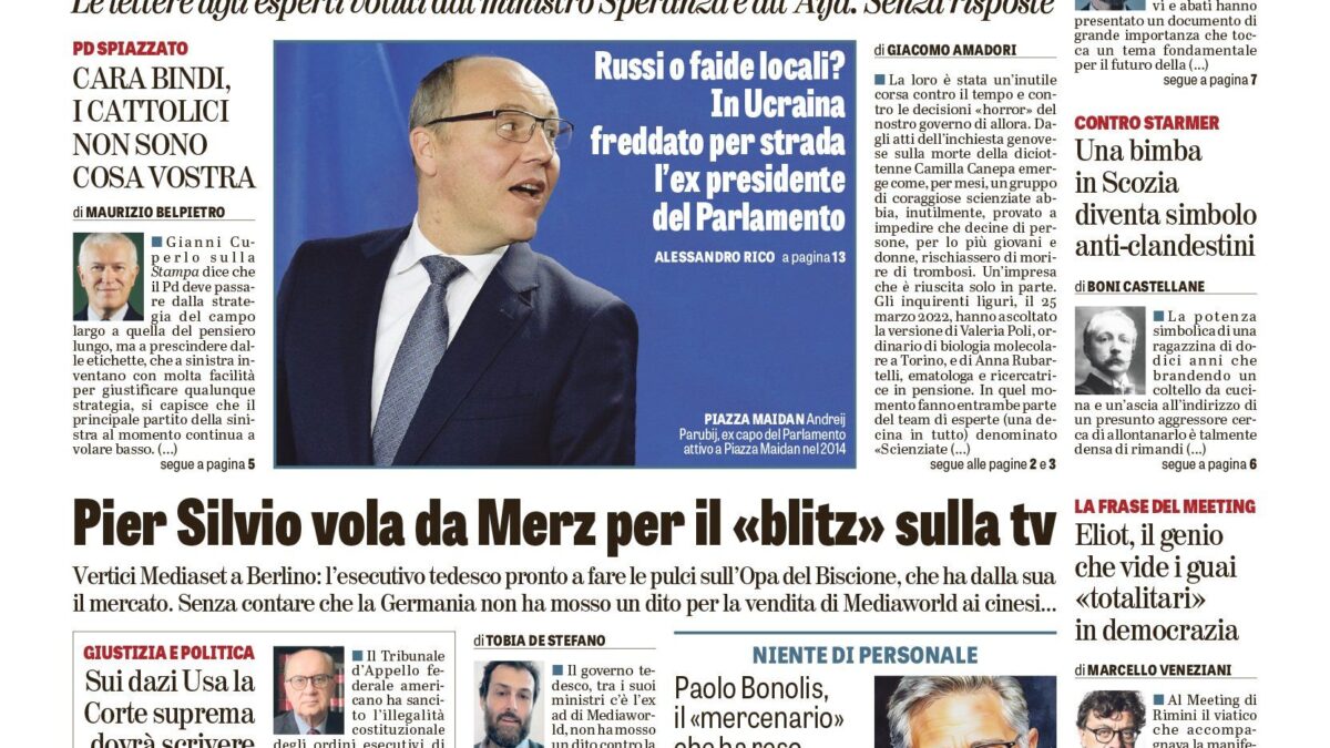 Oggi in edicola