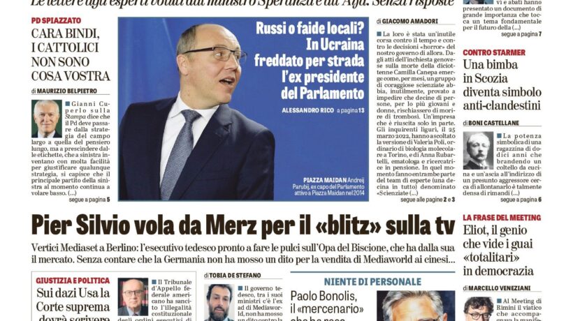 Oggi in edicola