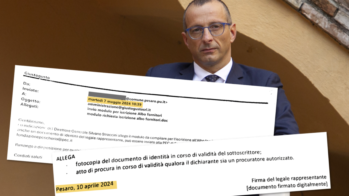 Soldi pubblici per le cene di Ricci: ecco le carte