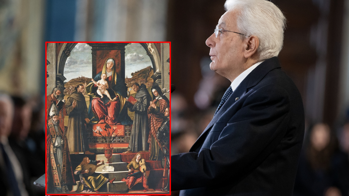 Mattarella va in visita in Slovenia e l’Italia cede la pala di Carpaccio