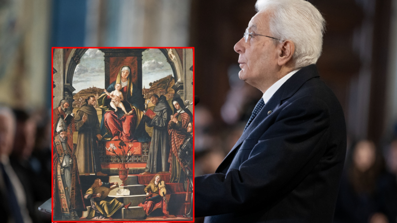 Mattarella va in visita in Slovenia e l’Italia cede la pala di Carpaccio
