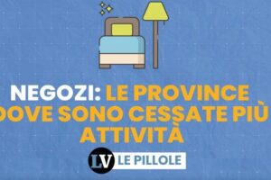 Negozi: le province dove sono cessate più attività